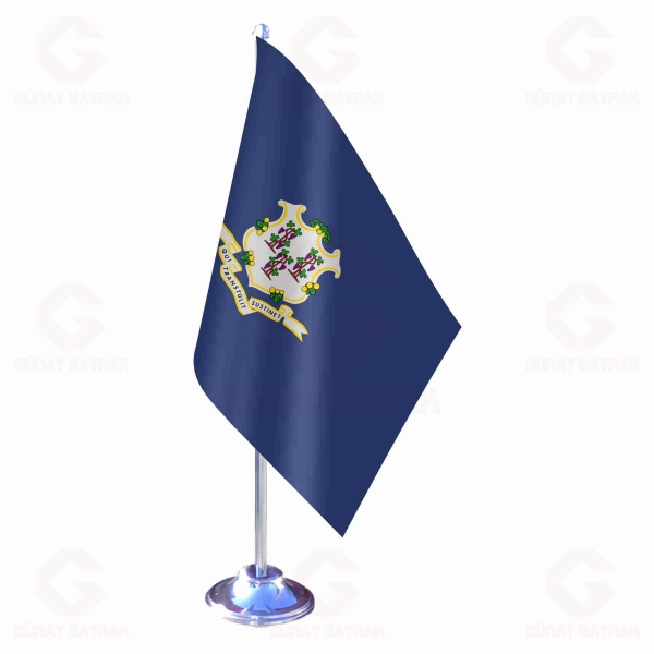 Connecticut Tekli Masa Bayra��