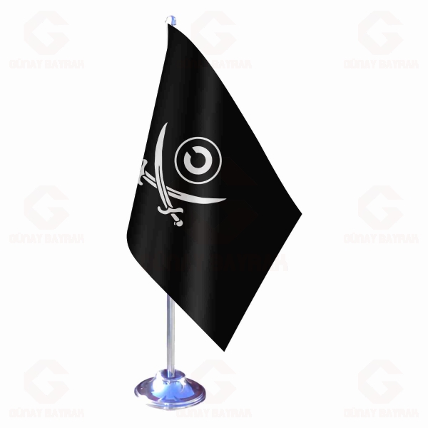 Copyleft Pirate Symbol Tekli Masa Bayra��