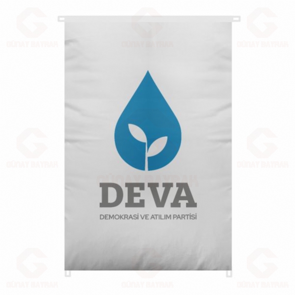 Deva Partisi Bina Boyu B�y�k Bayrak