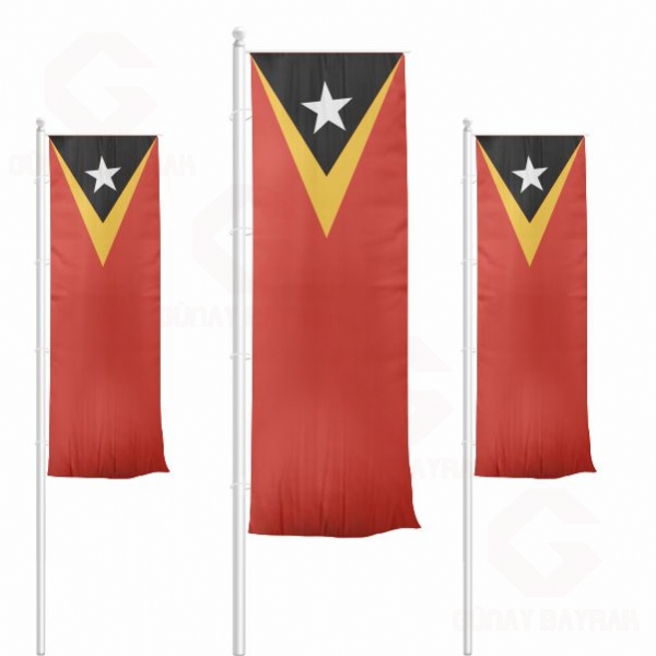 Dou Timor Dikey ekilen Bayraklar