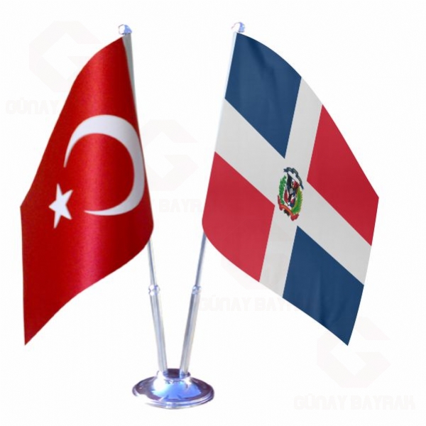Dominik Cumhuriyeti 2 li Masa Bayraklar�