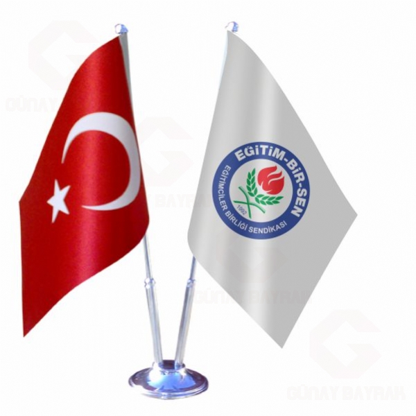 E�itim Bir Sen 2 li Masa Bayraklar�