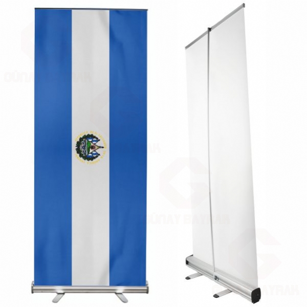 El Salvador Roll Up Banner