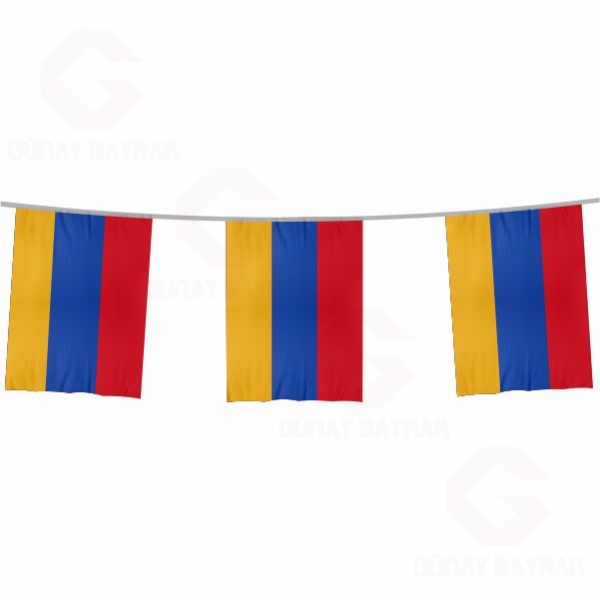 Ermenistan pe Dizili Kare Bayraklar