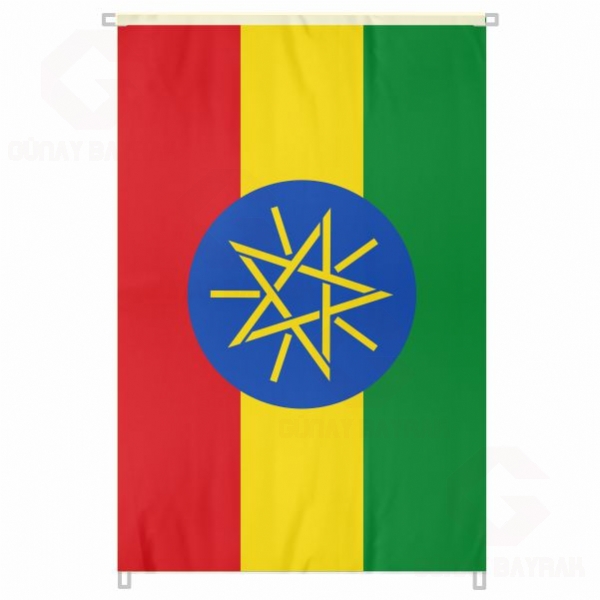 Etiyopya Bina Boyu Byk Bayrak