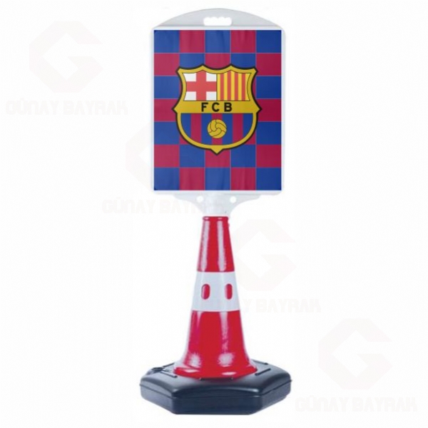 FC Barcelona Orta Boy Yol Reklam Duba