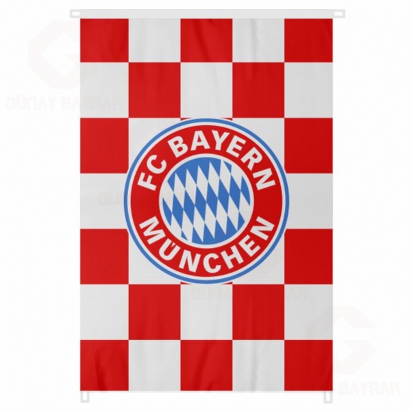 FC Bayern Mnchen Bina Boyu Byk Bayrak