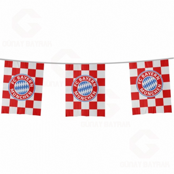 FC Bayern Mnchen pe Dizili Kare Bayraklar