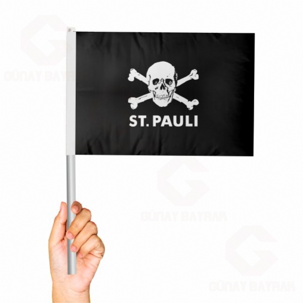 FC St Pauli Skull And Crossbones Sopal Bayrak