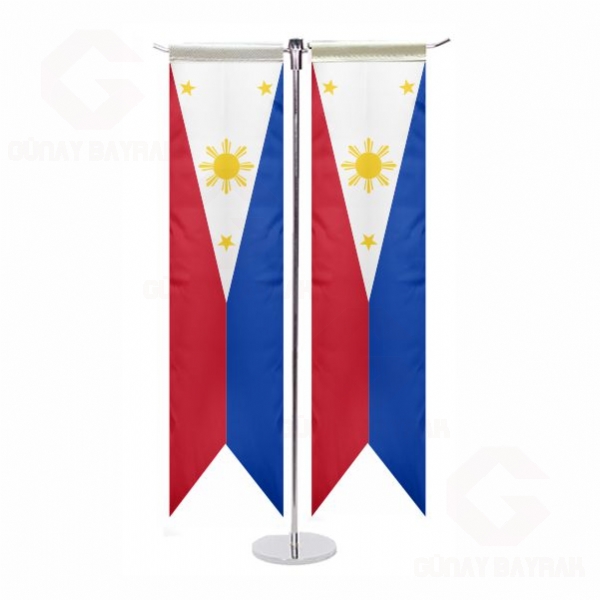Filipinler T Masa Bayraklar