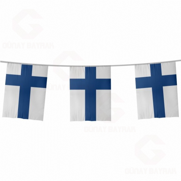 Finlandiya pe Dizili Kare Bayraklar