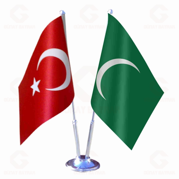 First and Second Saudi State 2 li Masa Bayraklar�