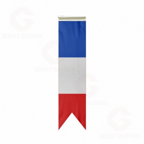 Fransa L Masa Bayraklar
