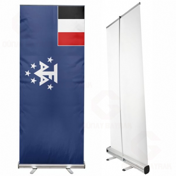 Frans�z G�ney ve Antarktika Topraklar� Roll Up Banner