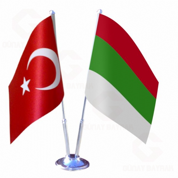 Free State Of Anhalt 2 li Masa Bayraklar�