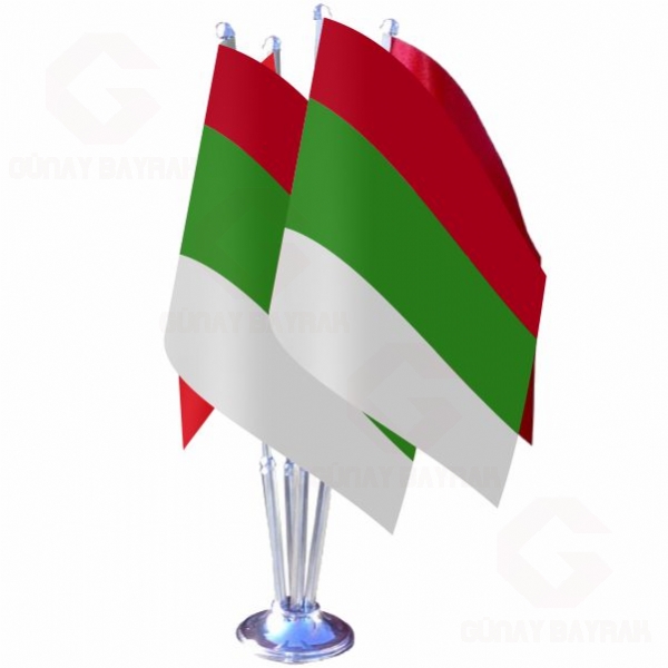 Free State Of Anhalt D�rtl� Masa Bayra��