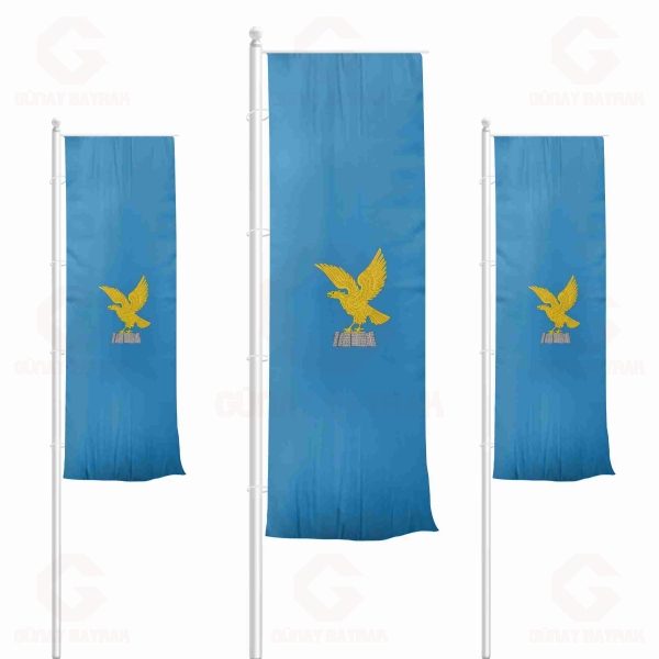 Friuli Venezia Giulia Dikey �ekilen Bayraklar