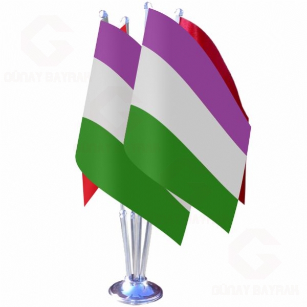 G�kku�a�� Genderqueer D�rtl� Masa Bayra��