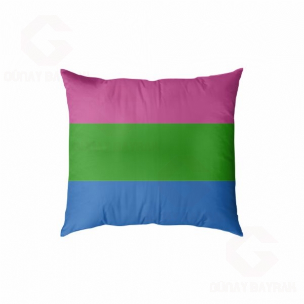 G�kku�a�� Polysexuality Dijital Bask�l� Yast�k K�l�f�