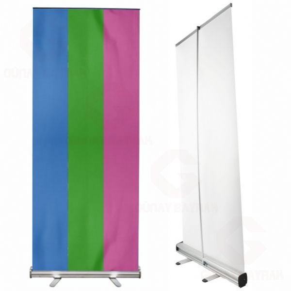 Gkkua Polysexuality Roll Up Banner