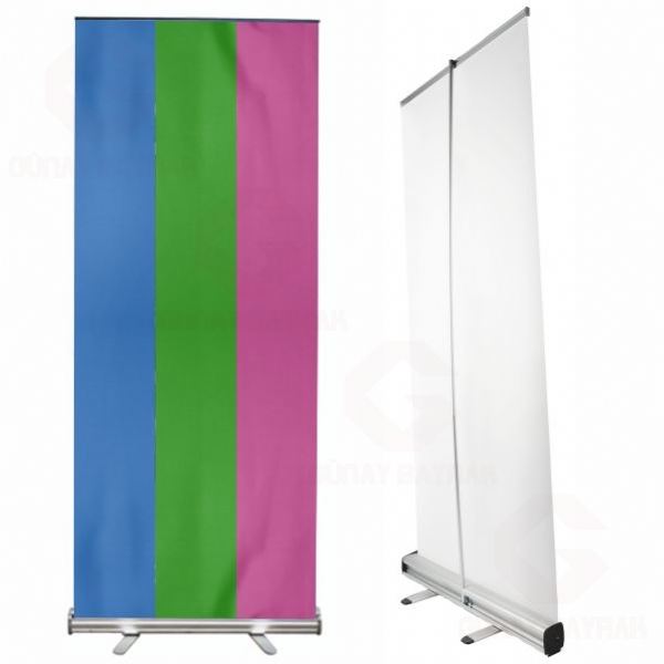 G�kku�a�� Polysexuality Roll Up Banner