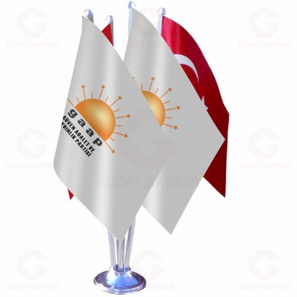 G�ven Adalet ve Ayd�nl�k Partisi D�rtl� Masa Bayra��