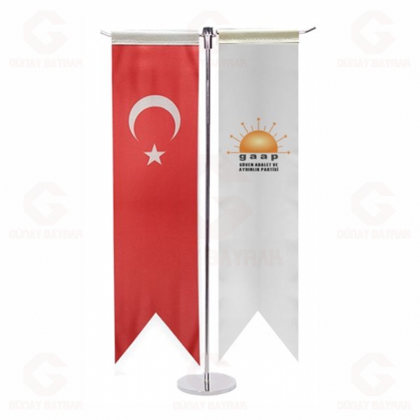 G�ven Adalet ve Ayd�nl�k Partisi T Masa Bayra��