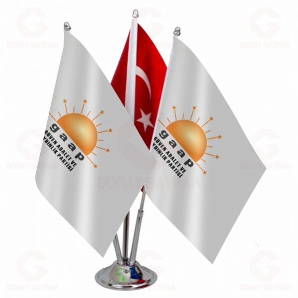 G�ven Adalet ve Ayd�nl�k Partisi ��l� Masa Bayra��