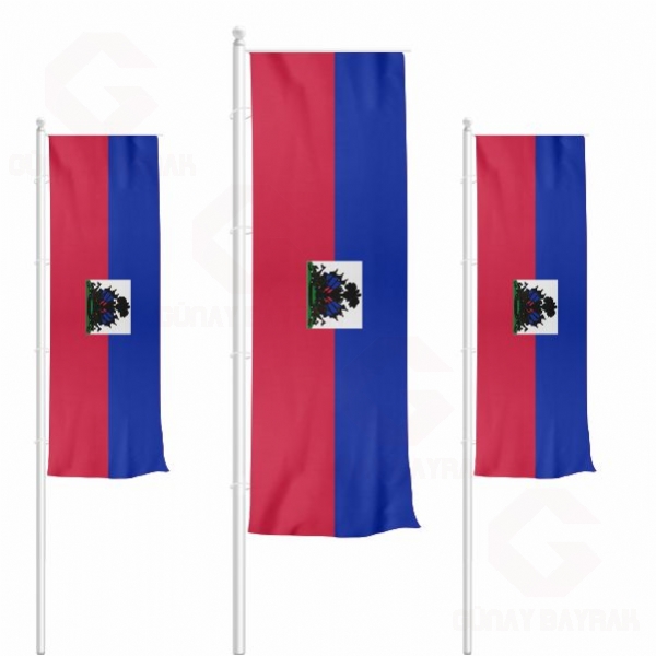 Haiti Dikey ekilen Bayraklar