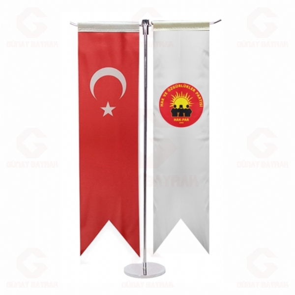 Hak ve �zg�rl�kler Partisi T Masa Bayra��