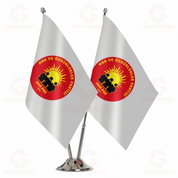 Hak ve �zg�rl�kler Partisi ikili Masa Bayra��