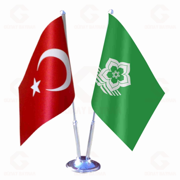 Harbin 2 li Masa Bayraklar�