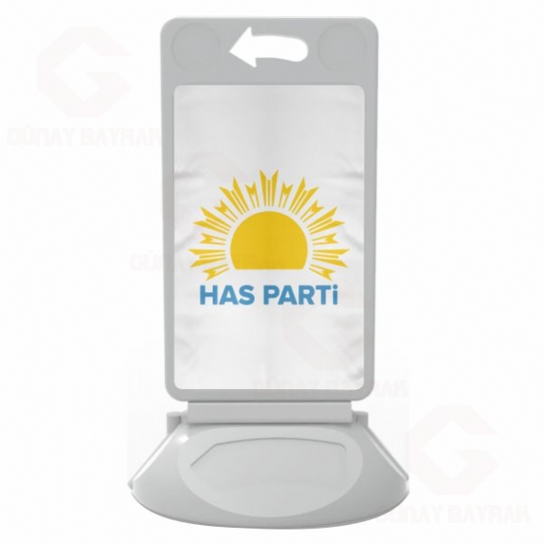 Has Parti Beyaz Plastik Reklam Dubas�