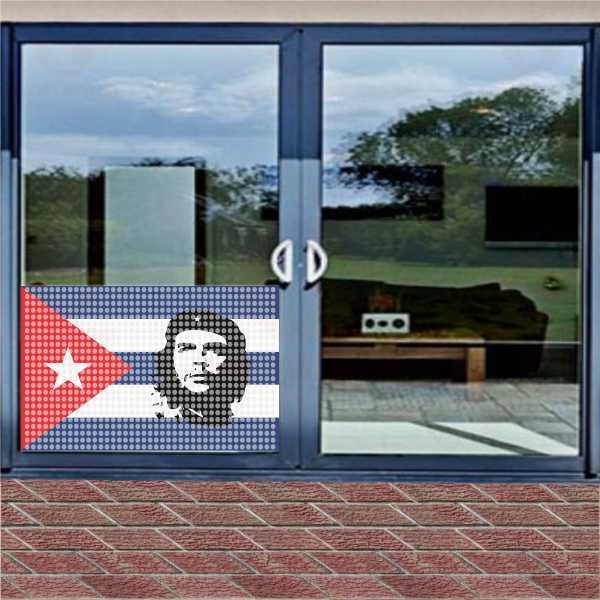 Hero Of The Cuban Revolution E� Che Ernesto Guevara Cam Folyo One Way Vision Bask�