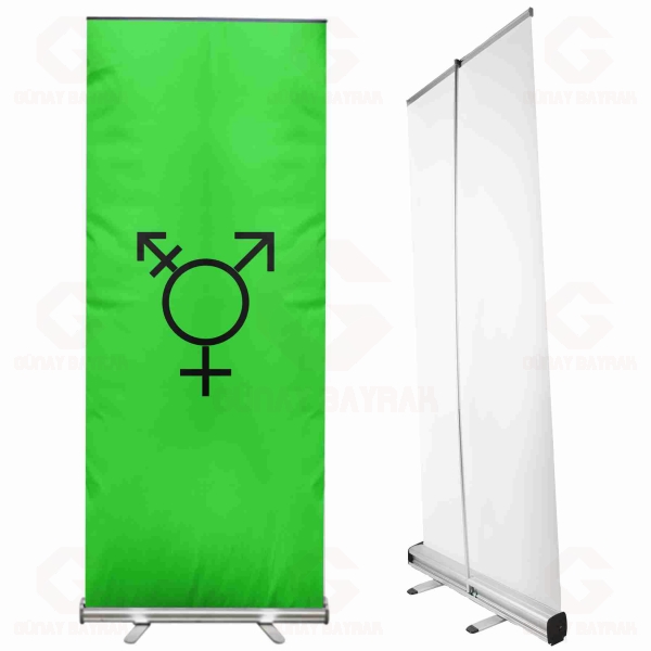 Israeli Transgender Roll Up Banner