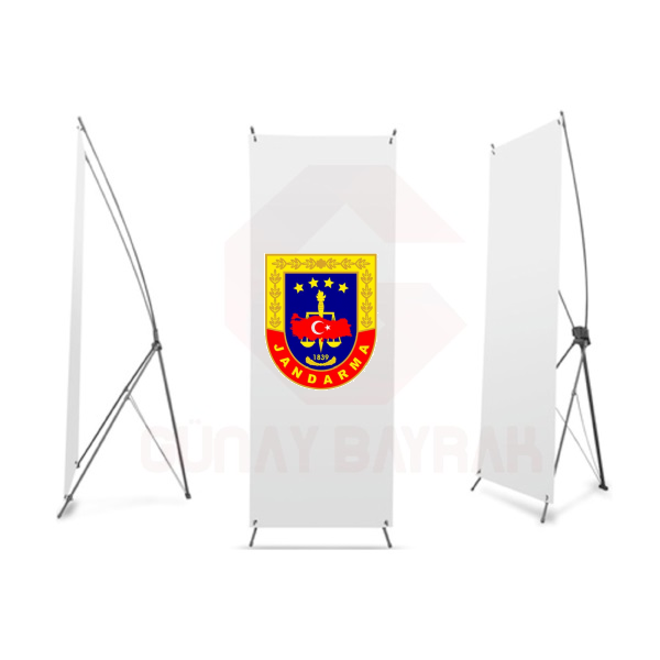 Jandarma Genel Komutanlığı Dijital Baskı X Banner