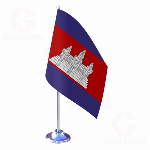 Kamboya Tekli Masa Bayra