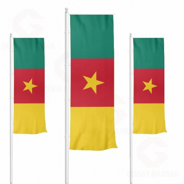 Kamerun Dikey ekilen Bayraklar