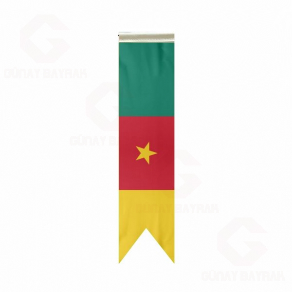 Kamerun L Masa Bayraklar