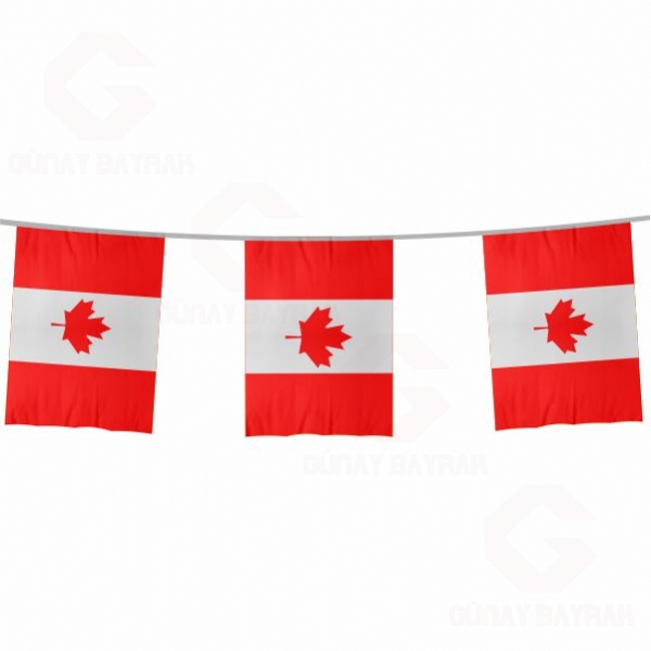 Kanada pe Dizili Kare Bayraklar