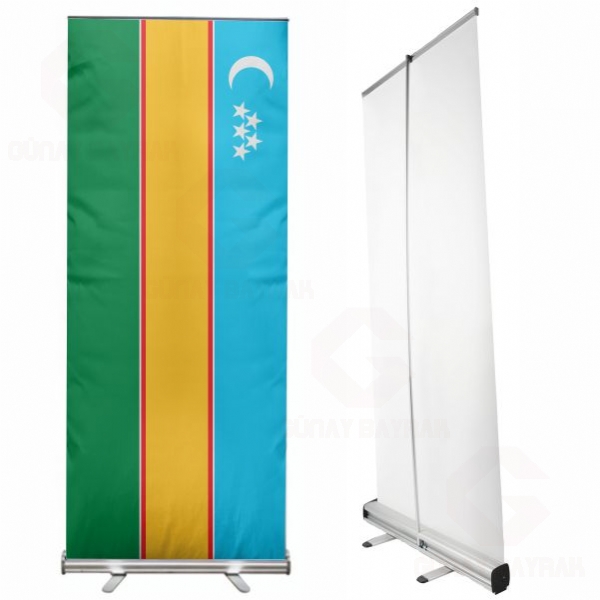 Karakalpakistan Roll Up Banner