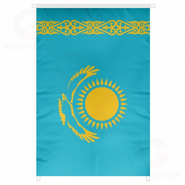 Kazakistan Bina Boyu Byk Bayrak