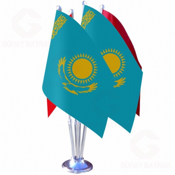 Kazakistan Drtl Masa Bayra