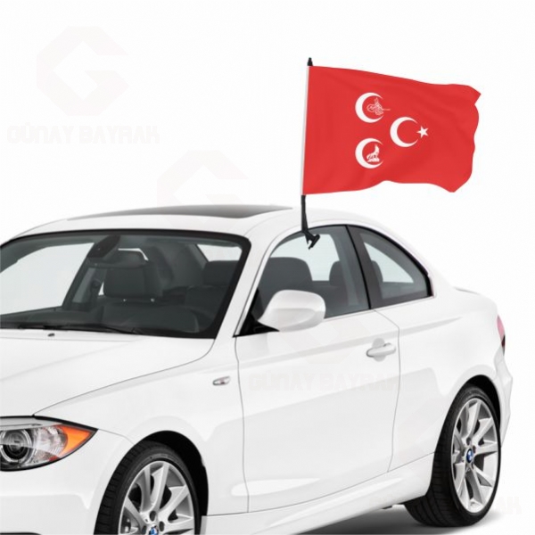 K�rm�z� 3 Hilal Osmanl� Kurt �zel Ara� Konvoy Bayra��