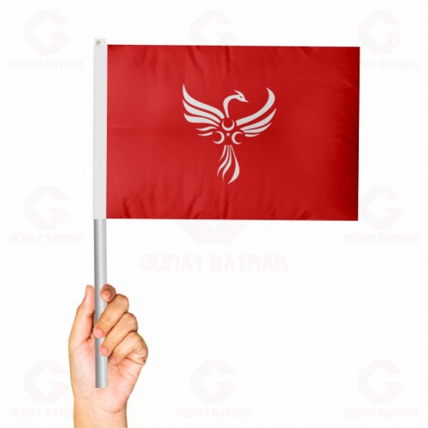 K�rm�z� Cumhuriyet�i Ayd�nl�k Partisi Sopal� Bayrak
