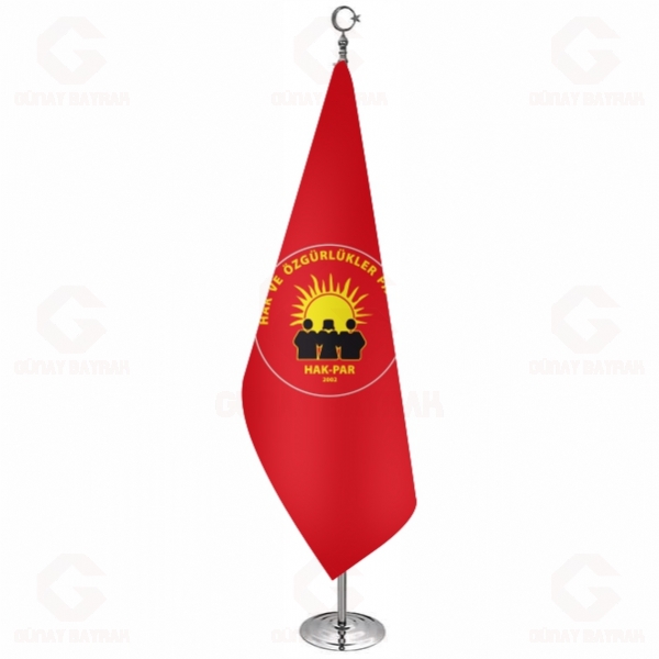 K�rm�z� Hak ve �zg�rl�kler Partisi Makam Bayra��