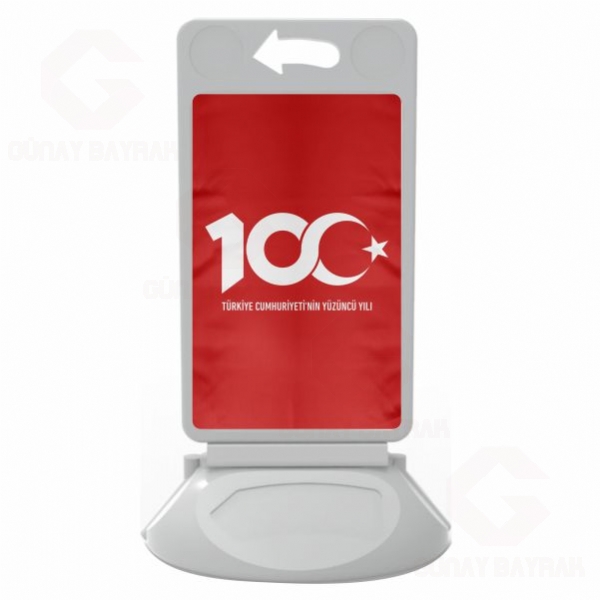 K�rm�z� T�rkiye Cumhuryetinin 100.Y�l� Plastik Reklam Dubas�