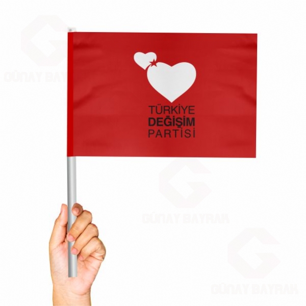 K�rm�z� T�rkiye De�i�im Partisi Sopal� Bayrak