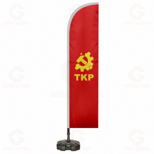 K�rm�z� T�rkiye Kom�nist Partisi Yelken Bayraklar�