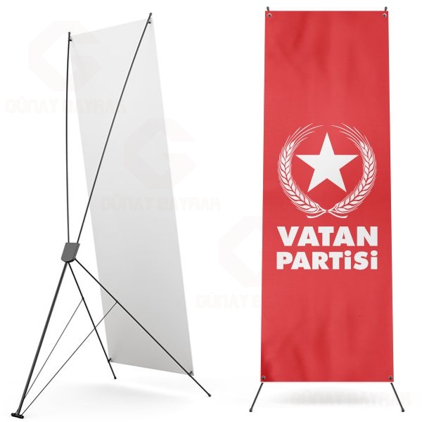 Krmz Vatan Partisi Dijital Bask X Banner